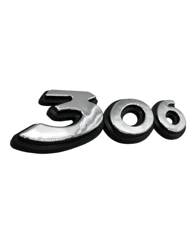 Logo de coffre 306 pour Peugeot 306 phase 3
