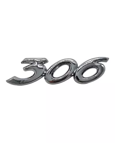 Logotipo del maletero 306 para Peugeot 306 fase 2