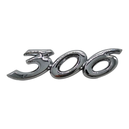 Logo 306 for Peugeot 306 phase 2