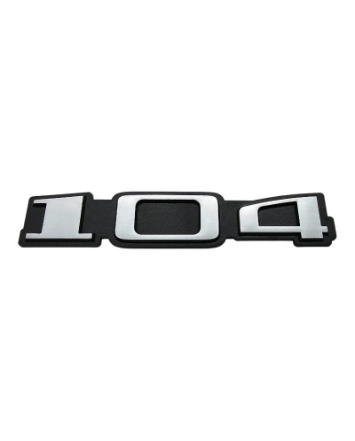 Logotipo 104 para Peugeot 104