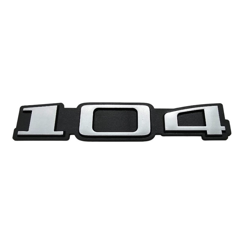 Trunk Monogram Badge for Peugeot 104