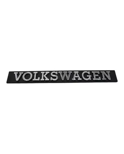 Logo Aluminium Brossé Gris pour Coffre Volkswagen Golf Série 1