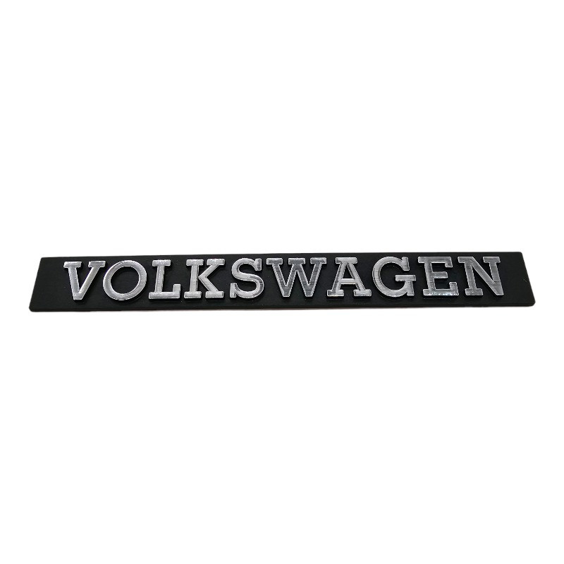 Logo Aluminium Brossé Gris pour Coffre Volkswagen Golf Série 1