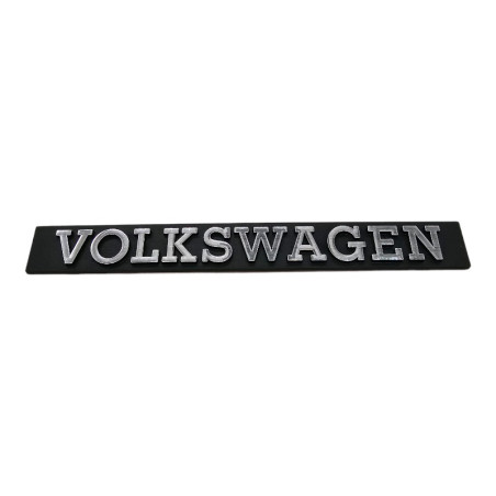 Logo de coffre Volkswagen pour   série 1 finition aluminium brossé