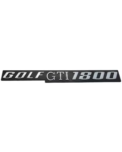 Logo para Golf MK1: Golf GTI 1800 "
