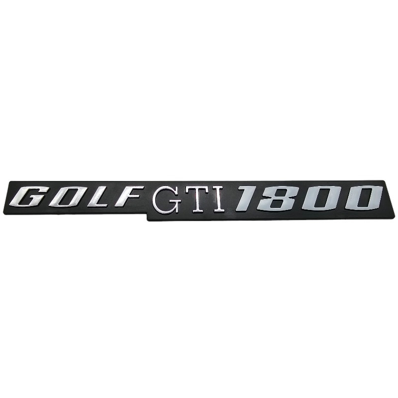 Golf GTI 1800 Trunk Logo: Renew the emblem of your classic.