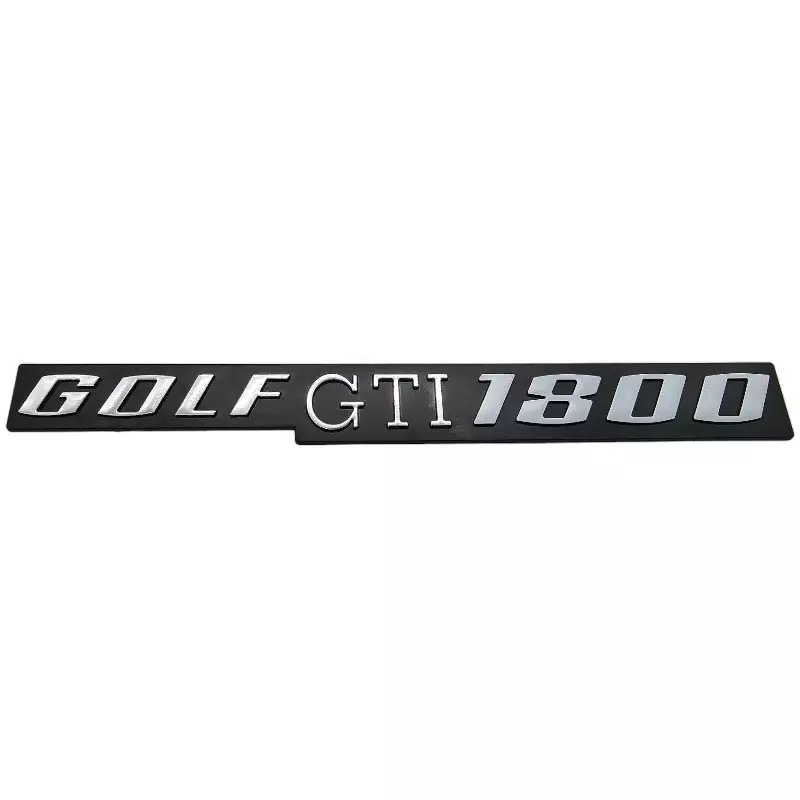 Golf GTI 1800 Trunk Logo: Renew the emblem of your classic.