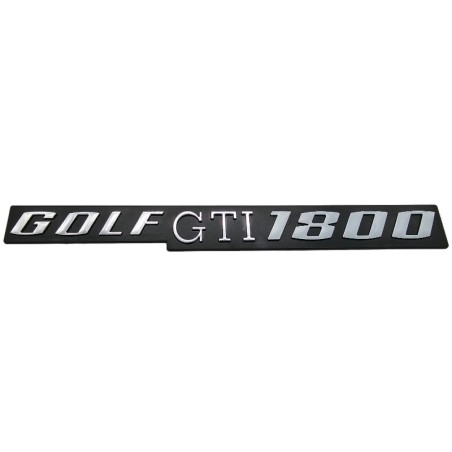 ゴルフmk1のロゴ:ゴルフGTI 1800 "