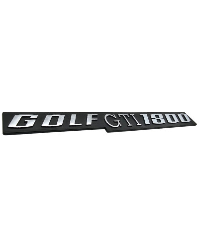 Emblème Golf GTI 1800 : la signature incontournable de votre Golf mk1