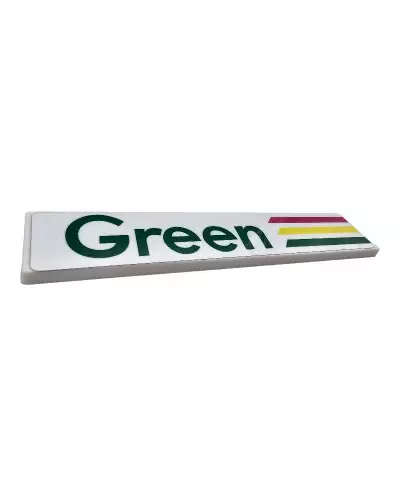 Revivez la Légende: Logo de coffre GREEN pour Peugeot 205 Série Spéciale