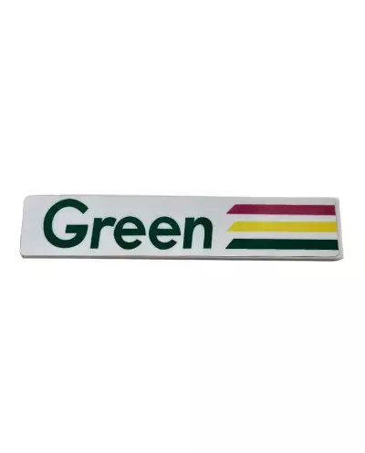 Logotipo do porta-malas VERDE para Peugeot 205 edição limitada VERDE