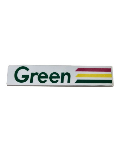 Trunk logo GREEN for Peugeot 205 limited edition GREEN
