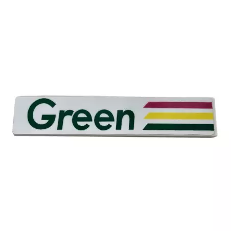 Logo de coffre GREEN pour Peugeot 205 série limitée GREEN