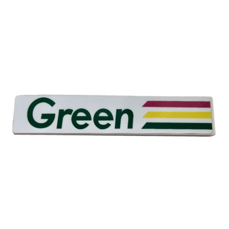 Trunk logo GREEN for Peugeot 205 limited edition GREEN