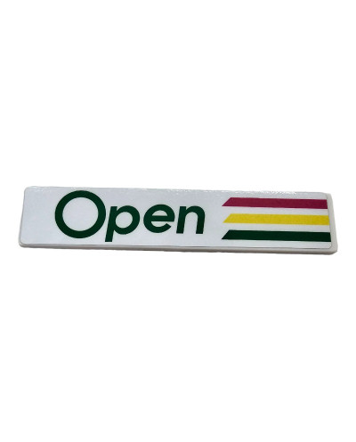 プジョー205のオープントランクロゴ