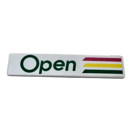 Logo de coffre OPEN pour Peugeot 205