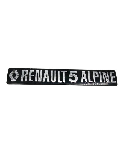 Logo de coffre Renault 5 Alpine atmosphérique