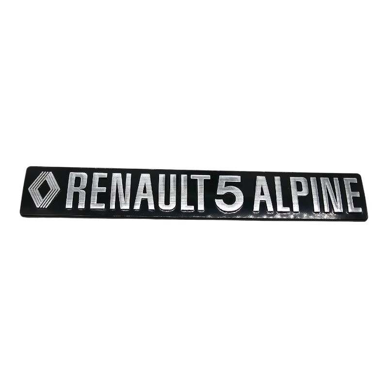 Naturally aspirated Renault 5 Alpine boot logo