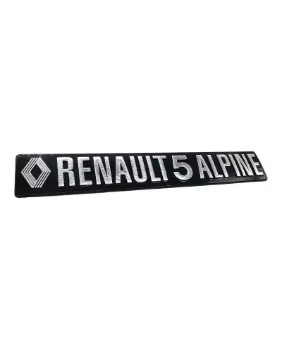 Renault 5 Alpine Turbo Tronco Aspirato Badge