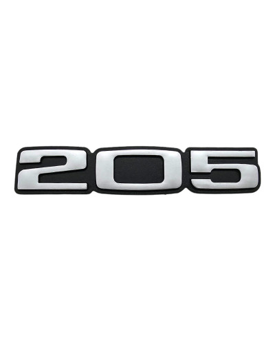 Logotipo 205 para Peugeot 205 Rallye
