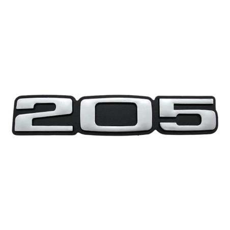 Logo 205 für Peugeot 205 Rallye