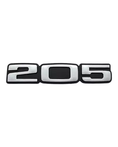 プジョー205CJのロゴ205