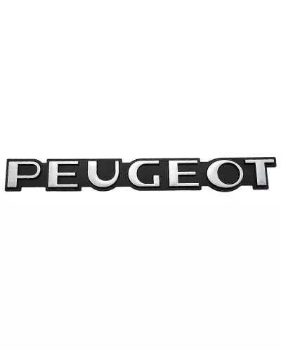 Logo Peugeot gris argent pour Peugeot 505