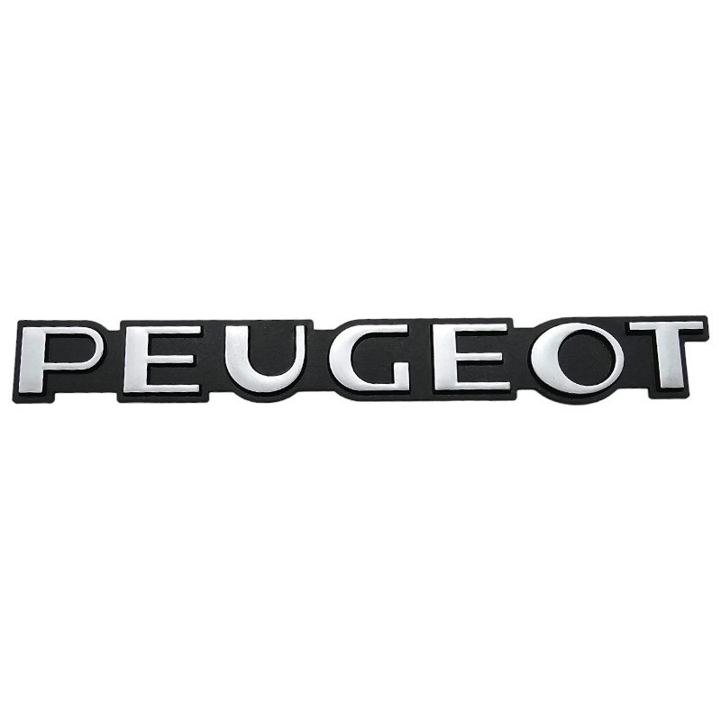 Logotipo Peugeot gris plateado para Peugeot 309