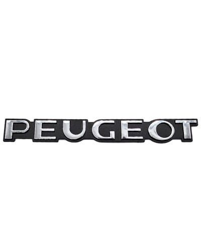 Peugeot chrome logo voor Peugeot 505