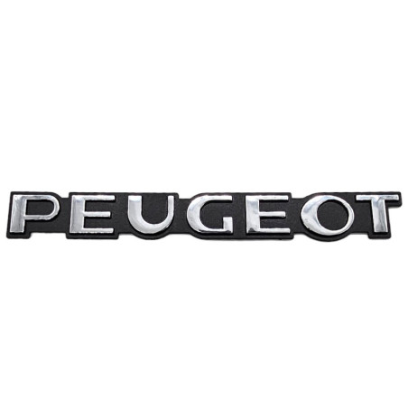 Peugeot chrome logo voor Peugeot 305