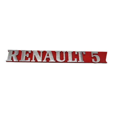 Logo Renault 5 rosso per Gt Turbo