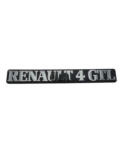 Monogramme de coffre Renault 4L GTL