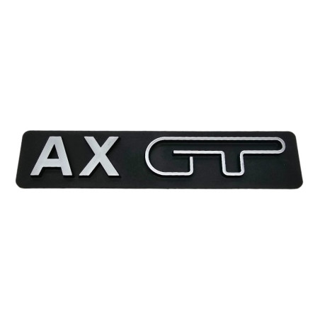 AX GT-logo voor Citroën AX