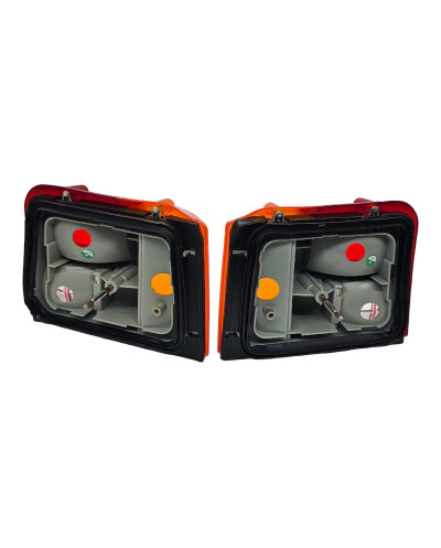 Pair of rear traffic lights for the Peugeot 205 GTI phase 1 model