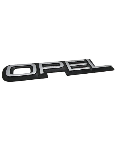 Trunk monogram Opel silver grey