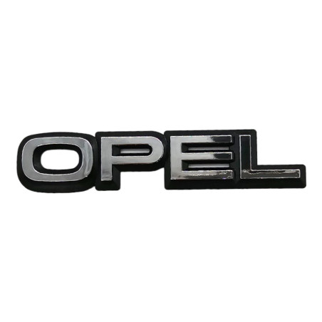 Logótipo do porta-malas cromado da Opel