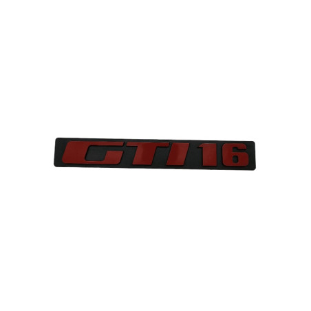 GTI 16-logo voor Peugeot 309 GTI 16