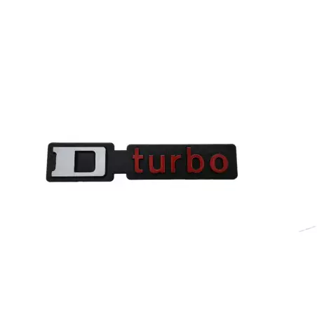 Dturbo-Logo für Peugeot 205