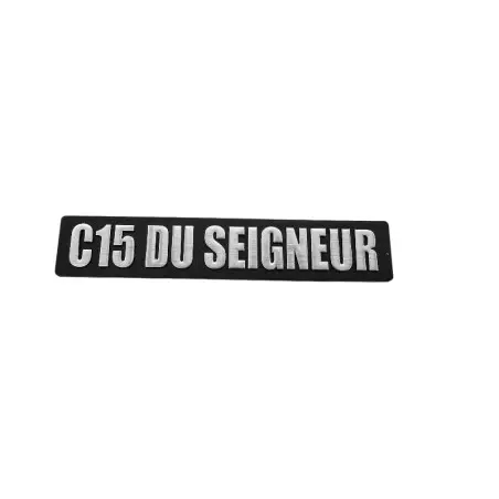 Citroen C15 kofferbak monogram van de heer