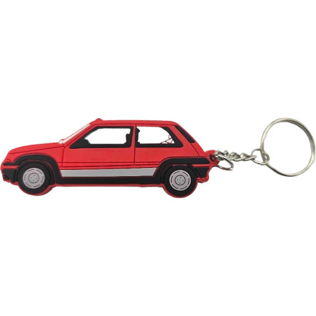 Super 5 GT Turbo phase 1 keychain red