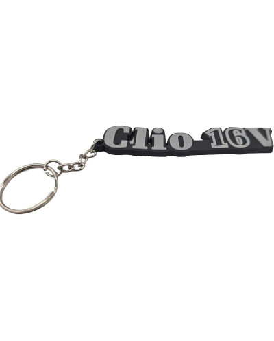 Porte-clef Clio 16V caoutchouc
