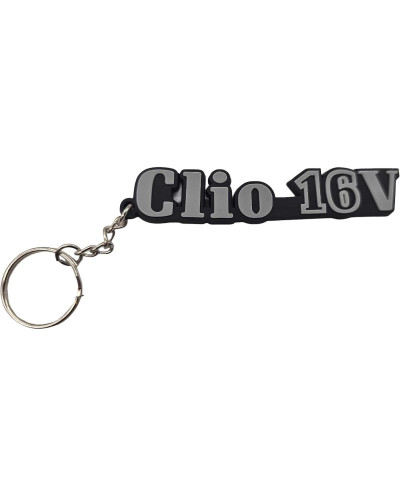 Clio 16V rubberen sleutelhanger