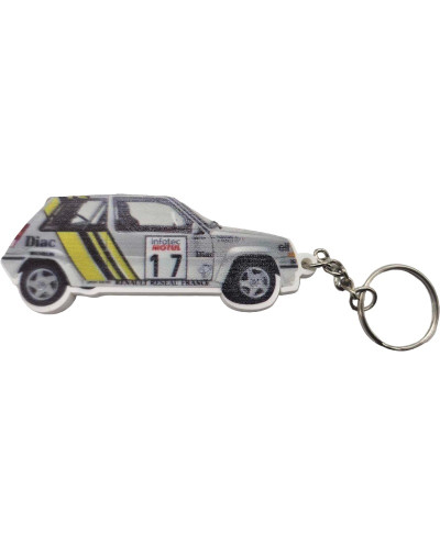 Renault 5 GT Turbo Tour de Corse keychain