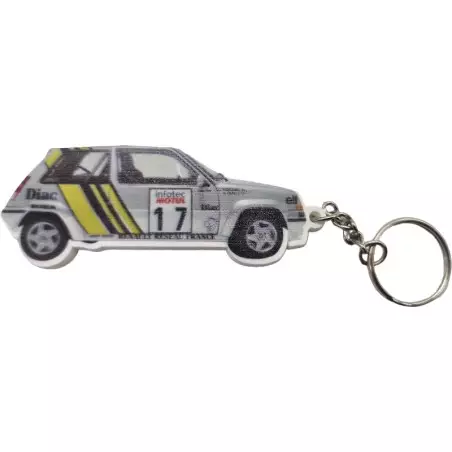 Renault 5 GT Turbo Tour de Corse keyring