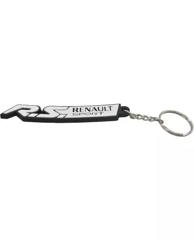 Renault sport RS keychain white
