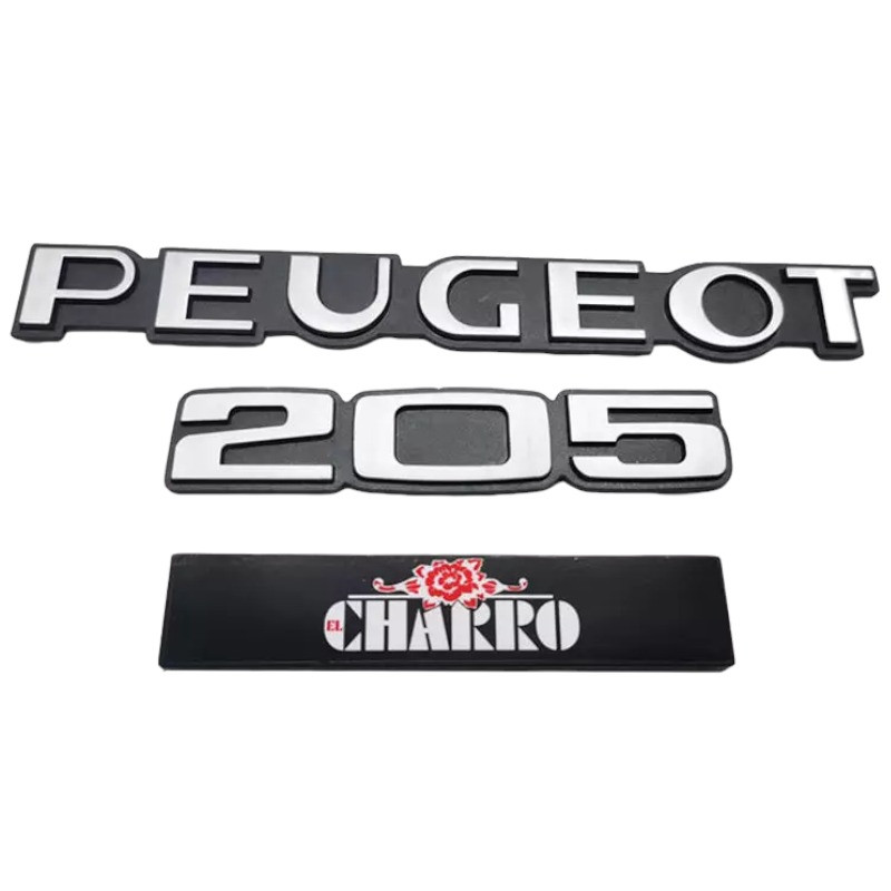 Logo coffre Peugeot 205 El Charro