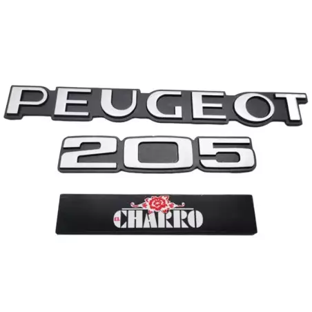 Kit logo Peugeot 205 El Charro