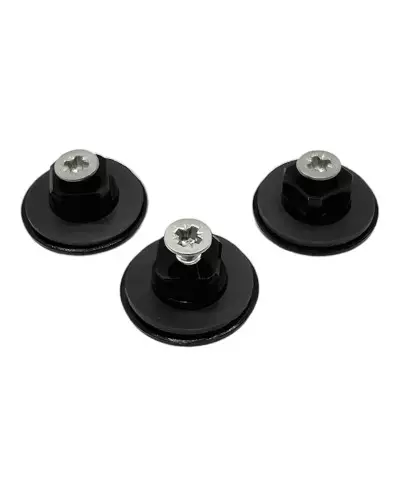 Écrou et vis de fixation pour la lunette arrière de la Peugeot 205 GTI