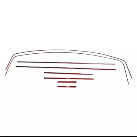 Embellecedores rojos Peugeot 205 GTI