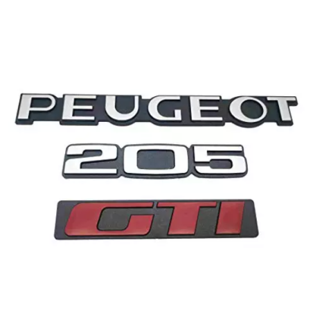Logotipos de Peugeot 205 GTI